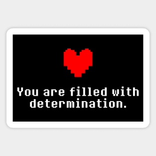 Undertale - Determination heart Magnet